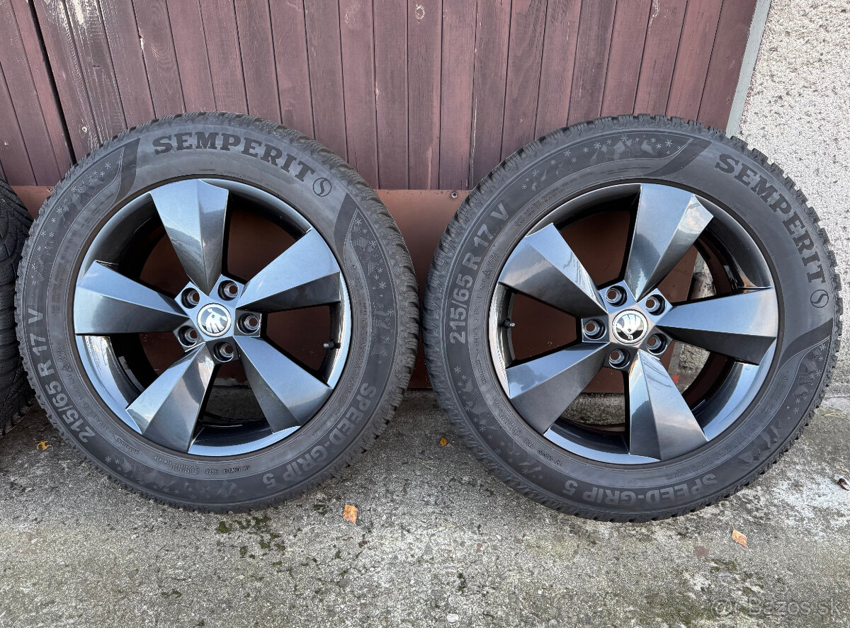 Alu originál škoda nanuq 5x112 R17 - 3