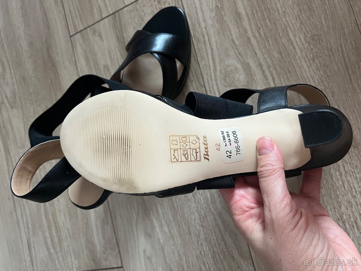 Kozene sandalky 42 Bata Insolia - 3