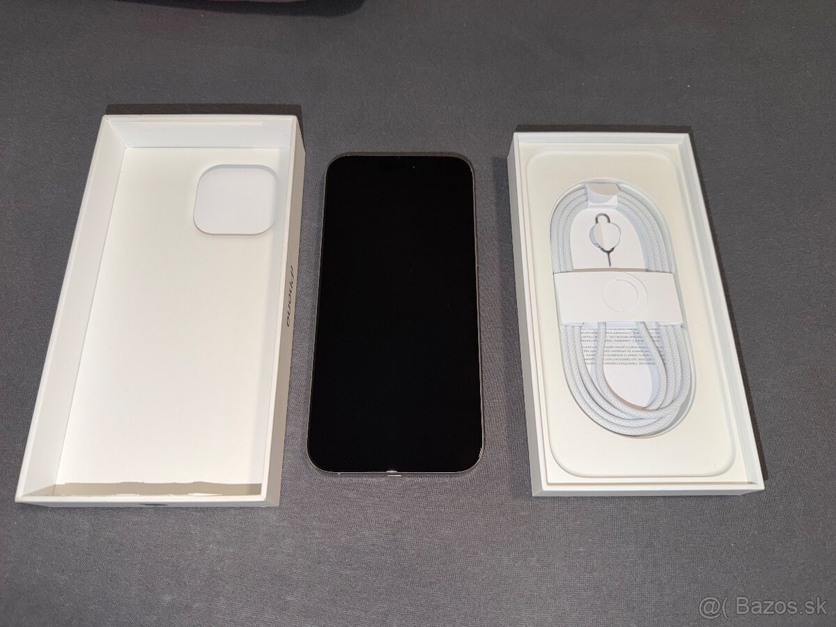 Predám iPhone 16 Pro Max Natural Titanium 256GB - 3