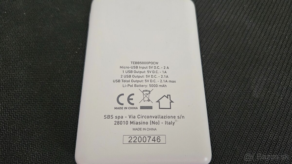 Powerbanka SBS 5000mAh - 3