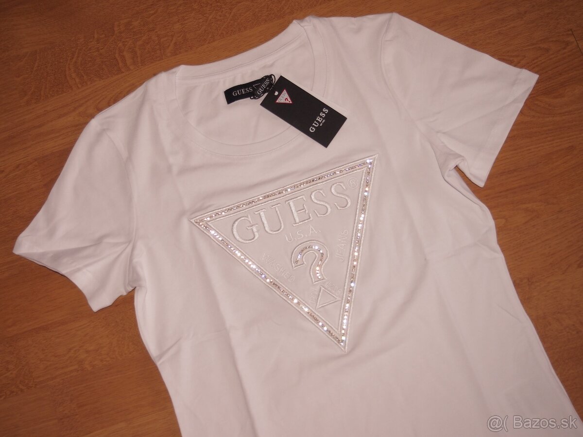Guess dámske biele tričko - 3