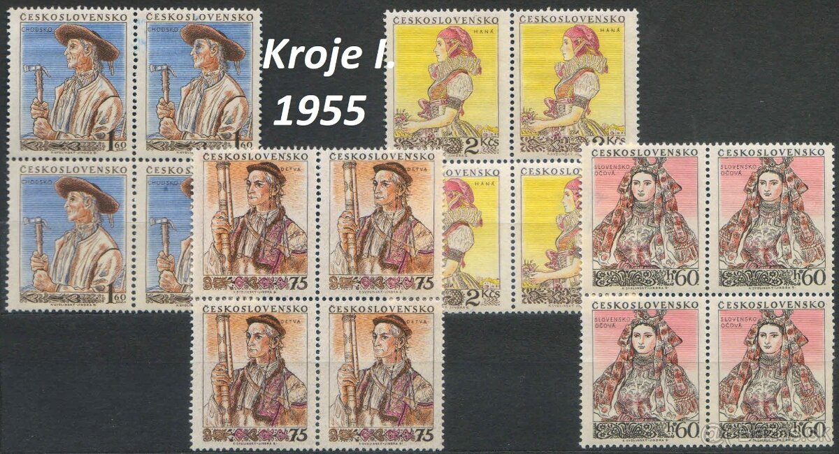 Poštové známky, filatelia: ČSSR, naše najkrajšie známky - 3