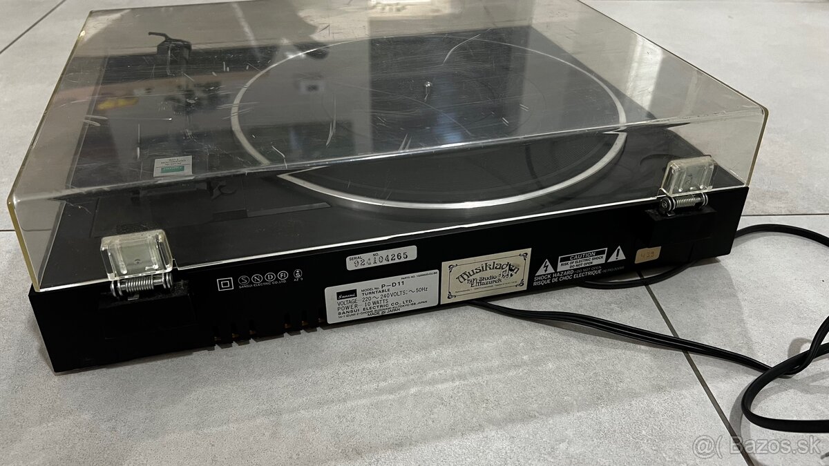 Predám 2 kusy gramofónov Sansui P-D11 - 3
