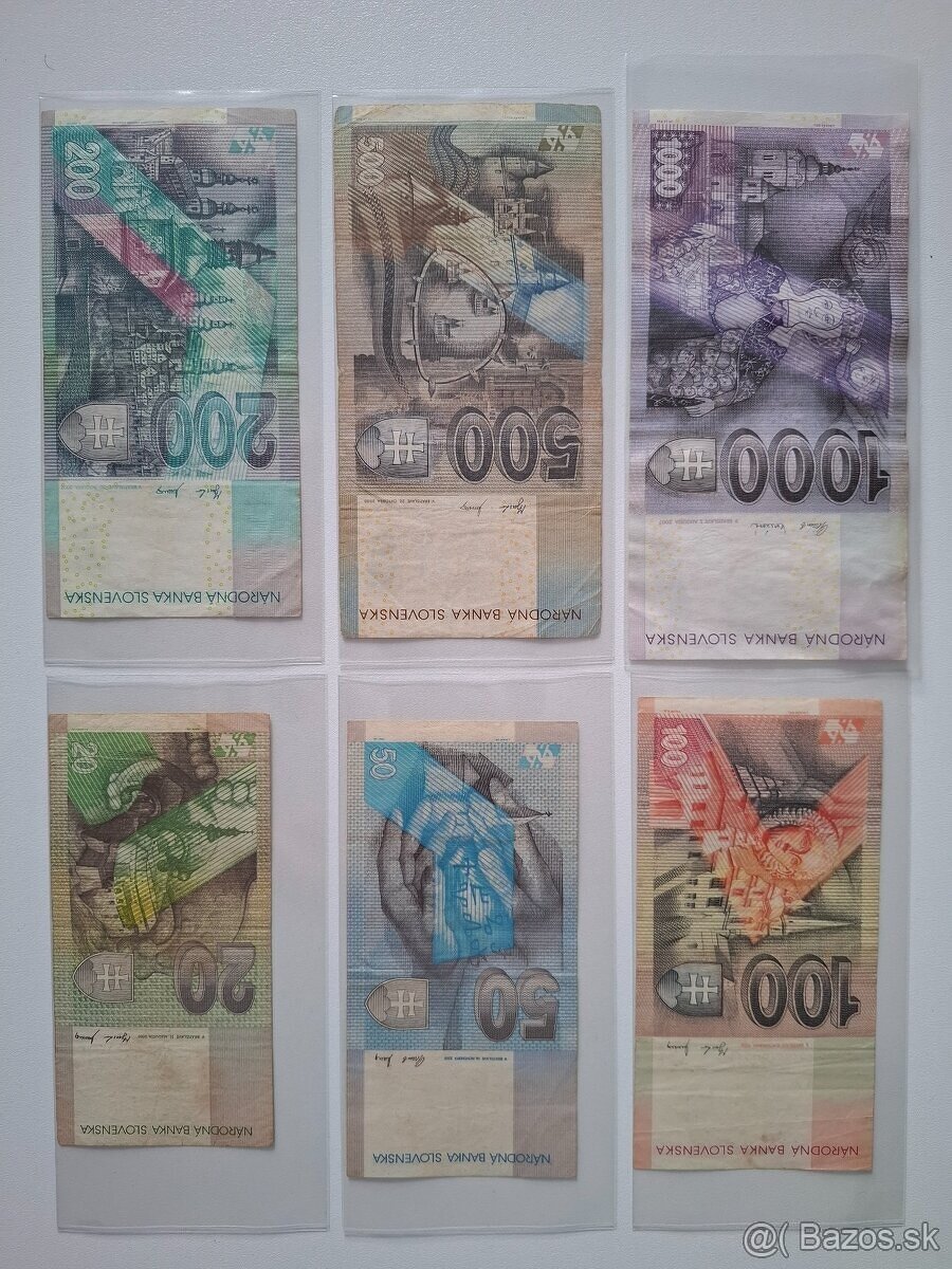slovenské bankovky - 3