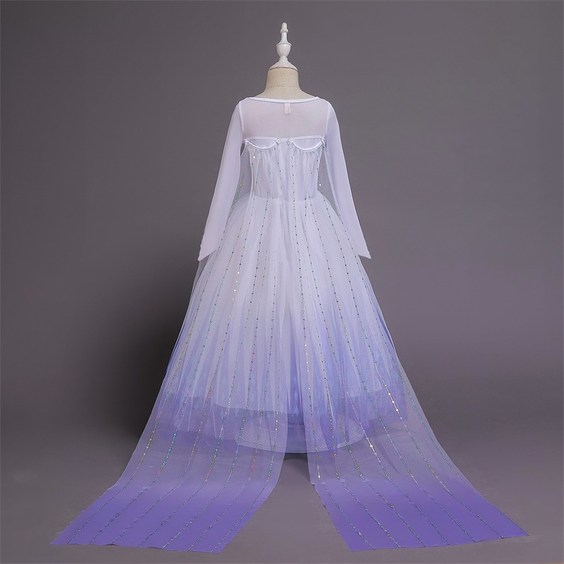 Frozen 2 Elsa kostým s odopínacím závojom = skladom - 3