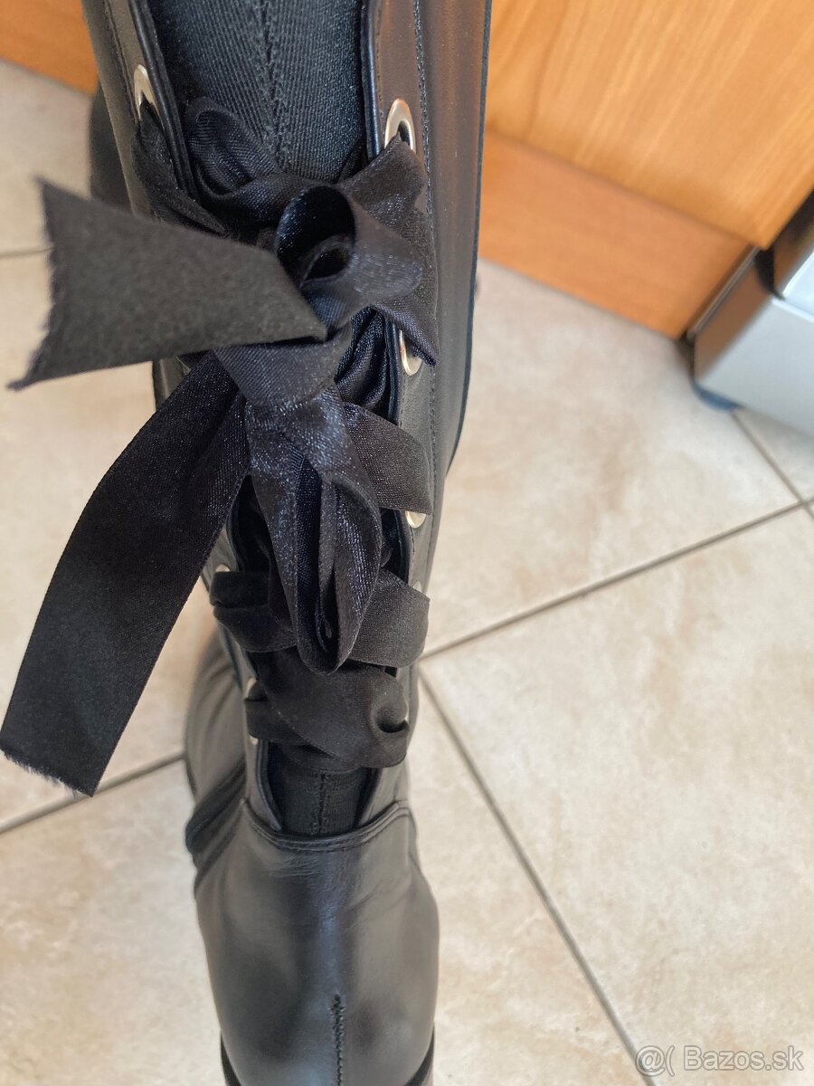 Kožené čižmy č.36 - 3
