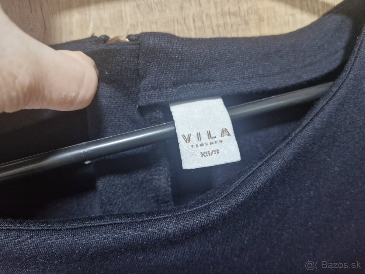 Čierne šaty Xs-S - 3