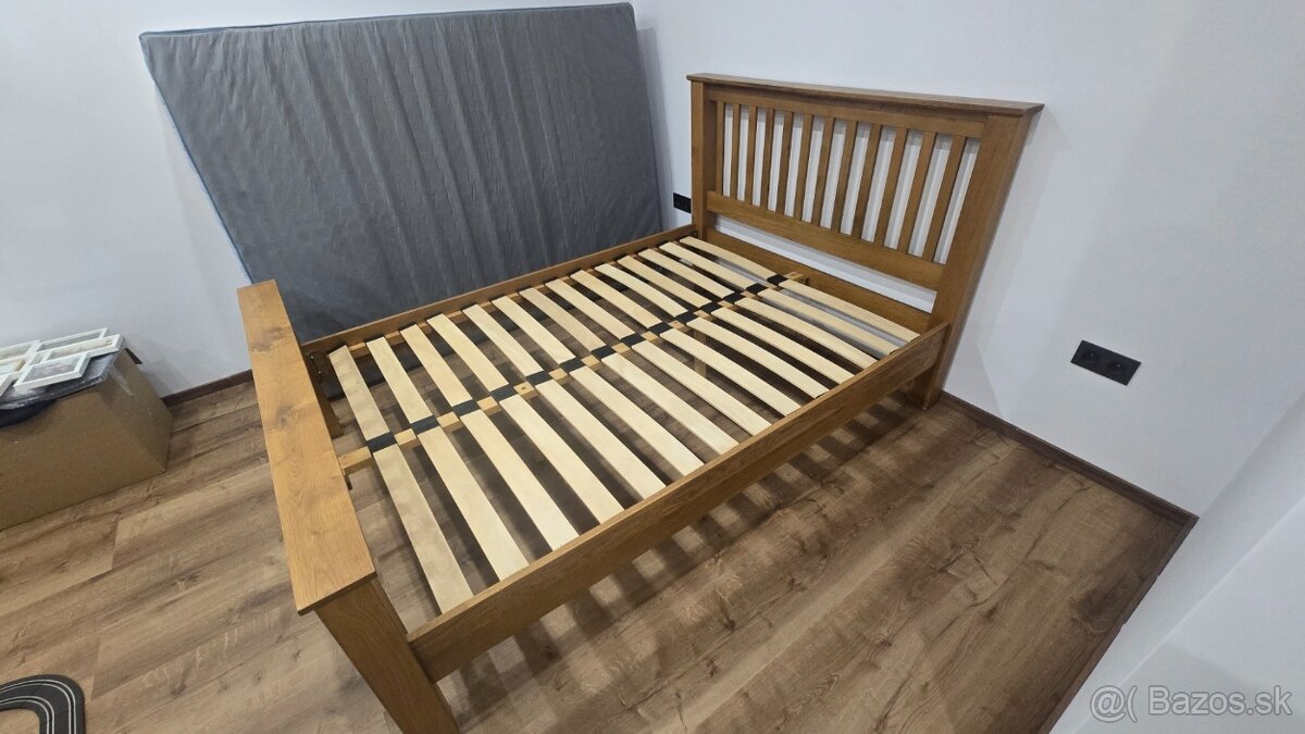 Dubova postel 140x200cm - 3