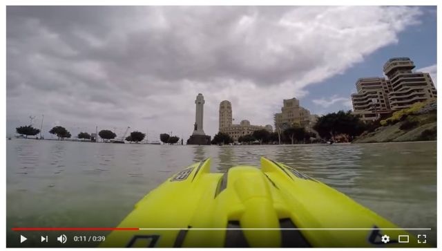 RC vysokorychlostna lod 35km/h na dialkove - 3