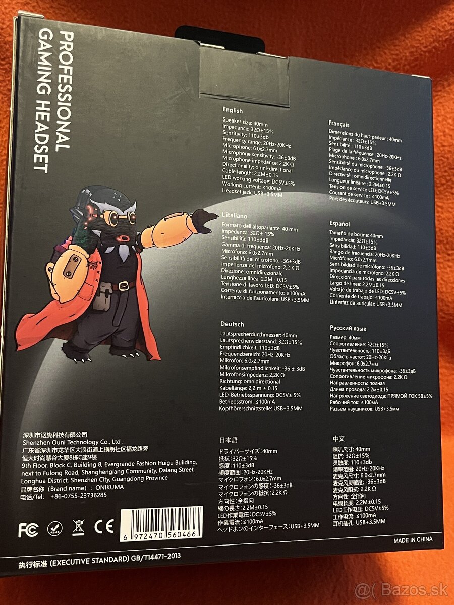 Herný headset ONIKUMA K19 (RGB) - 3