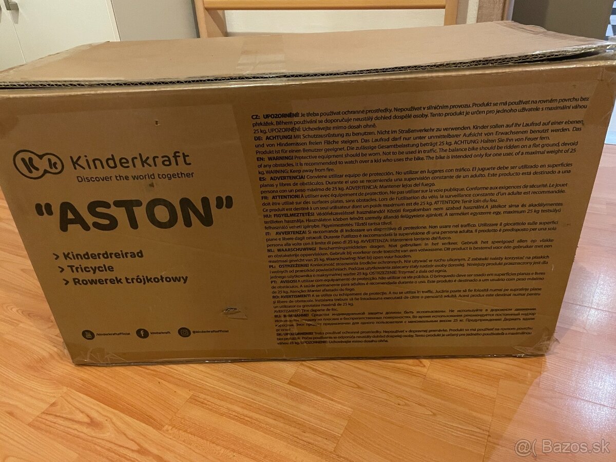predám KINDERKRAFT Trojkolka Aston Grey - 3