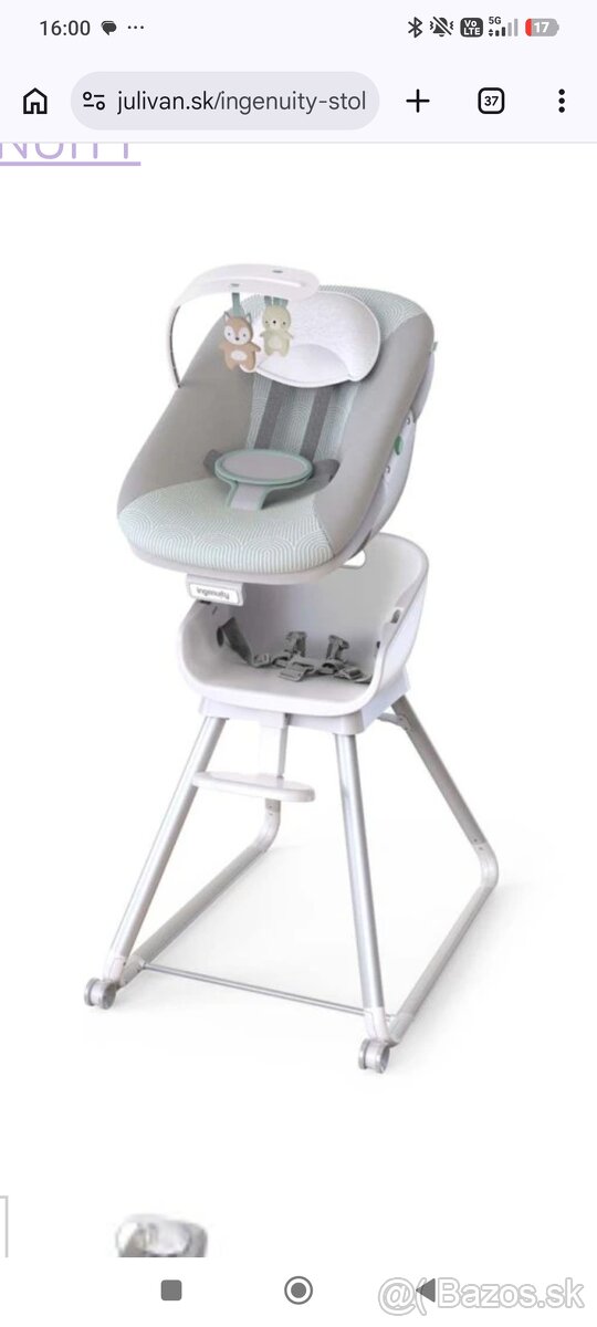 Jedálenská stolička INGENUITY - 3