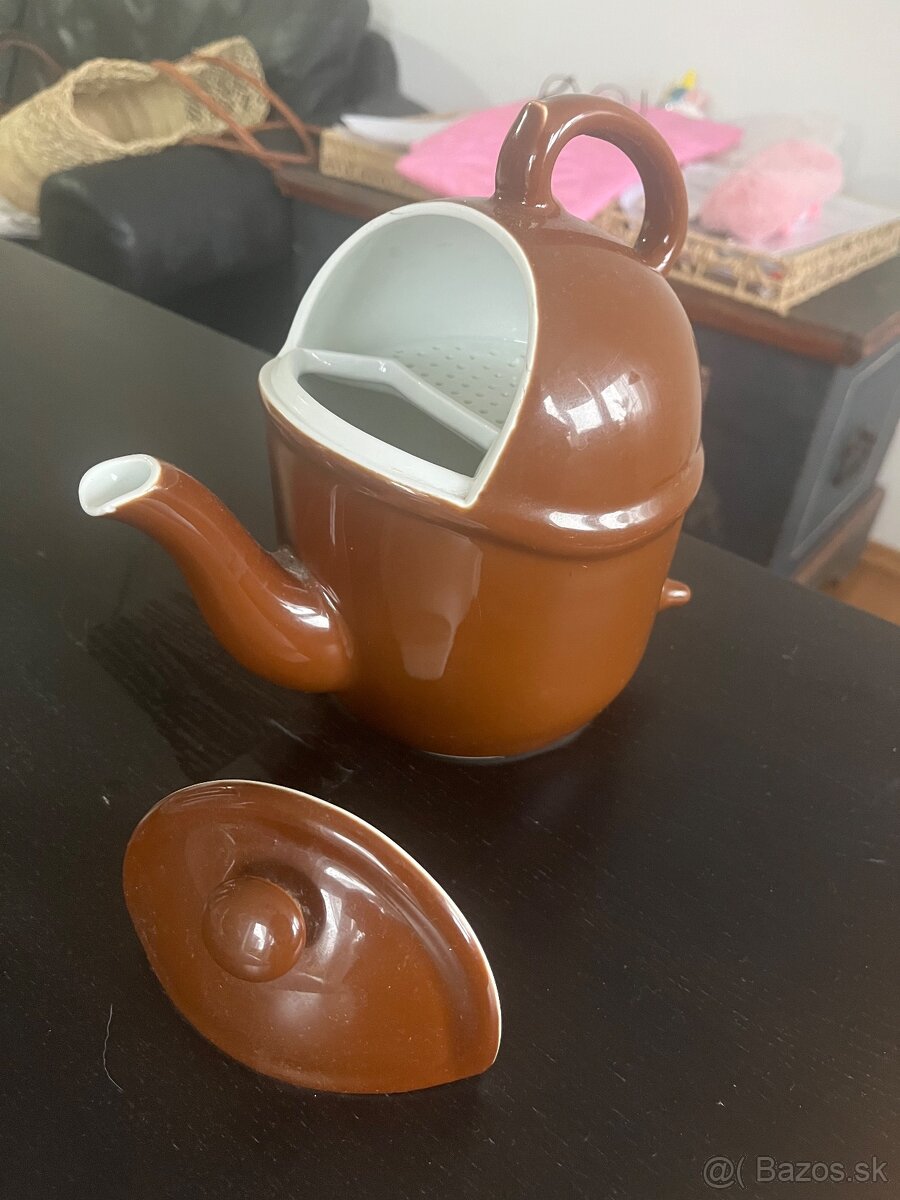 Hnedý čajník – unikátny dizajn - 3