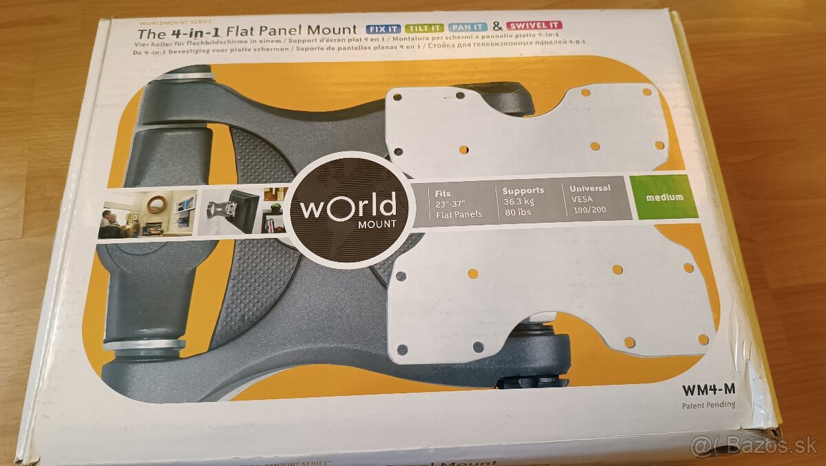 Držiak, konzola na TV na stenu, plafón - 3