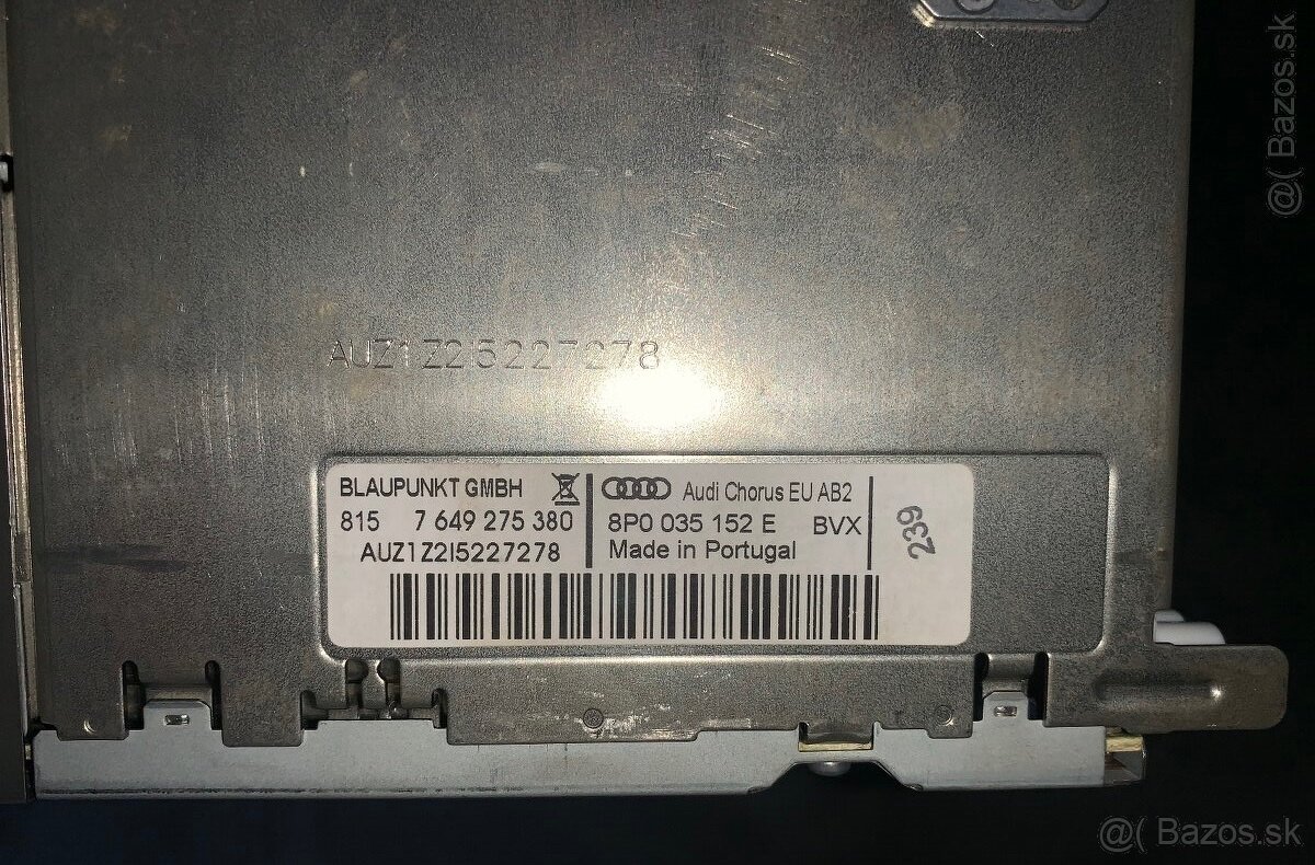 📢 Predám / vymením – Originálne autorádio Audi Chorus – Aud - 3