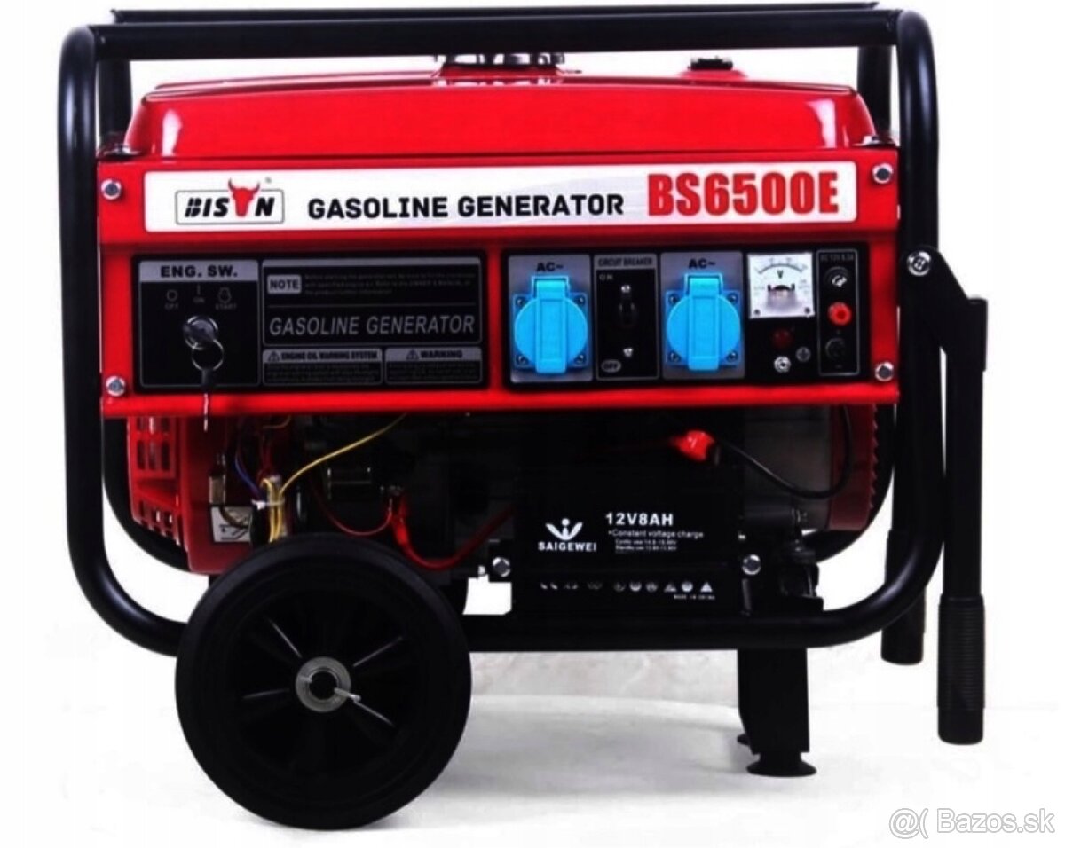Benzínová elektrocentala Bisom 5.5kW - 3