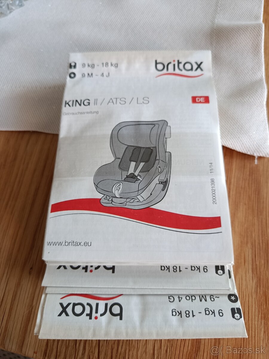 Britax Romer King autosedacka - 3