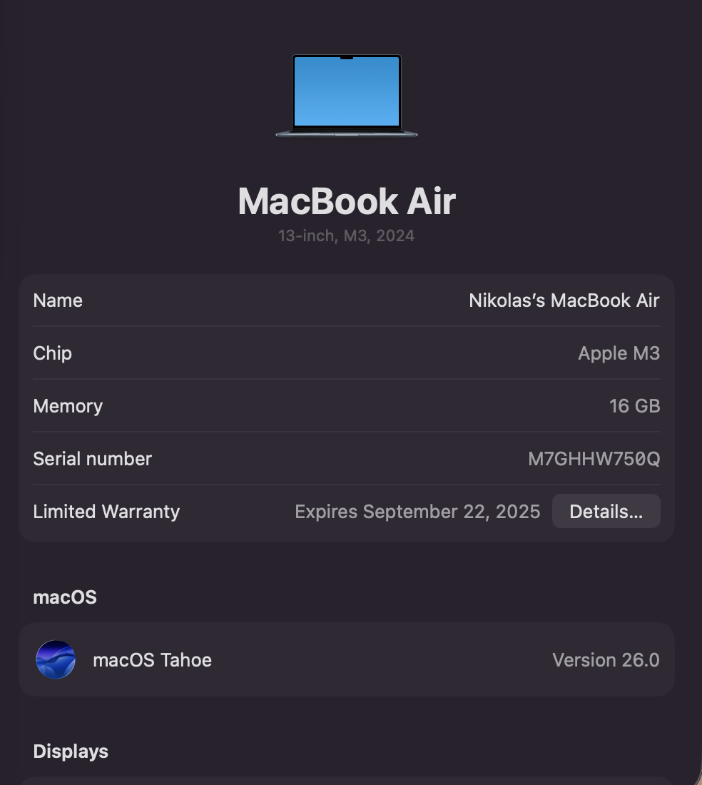 MacBook Air 13" M3 16GB/512GB - 3