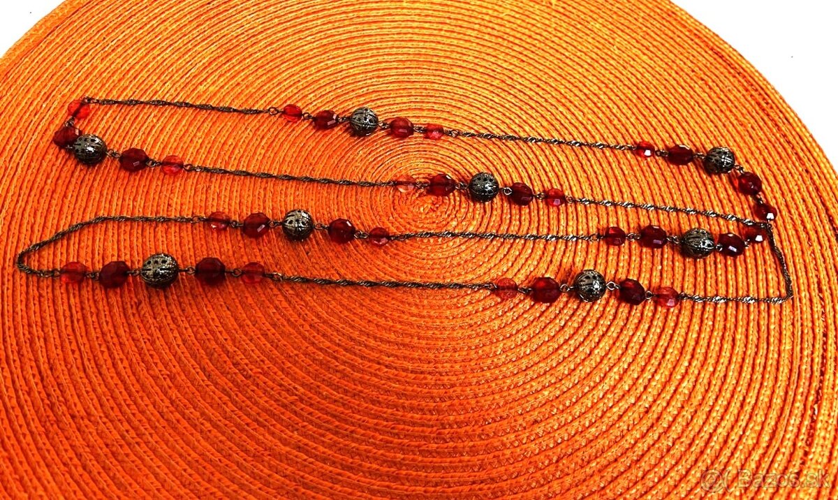 Starožitný vintage náhrdelník - 3