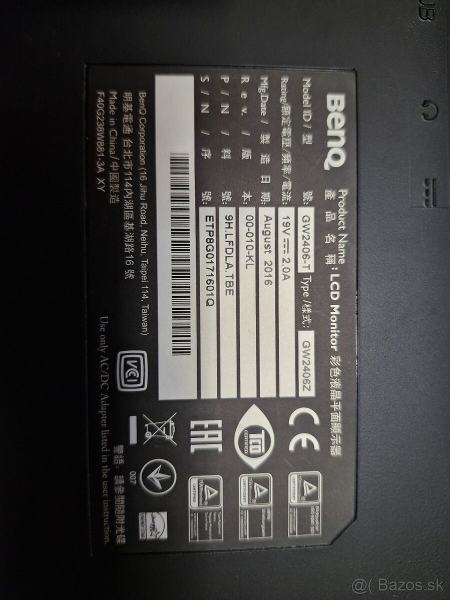 BENQ LED Monitor 24" - 3