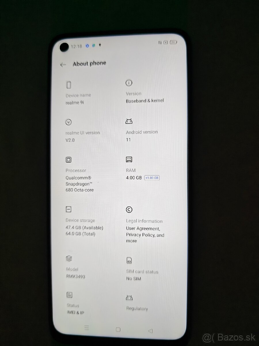 Realme 9i 4/64gb - 3