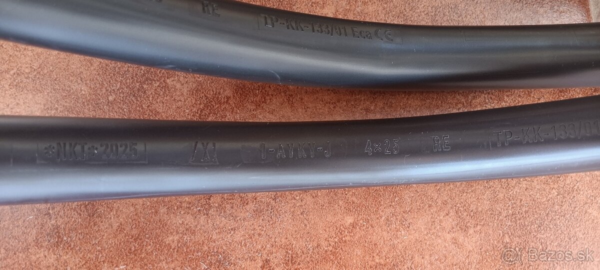 Predám kábel AYKY 4x25 mm² - 3