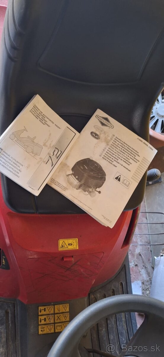 Traktorova kosacka Castel Garden 12.5HP - 3