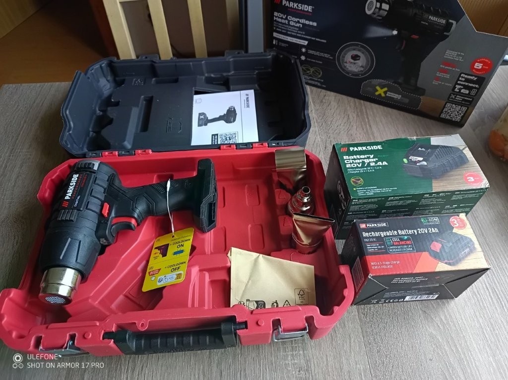 PARKSIDE PERFORMANCE® Aku teplovzdušná pištoľ PPHLGA 20-Li - 3