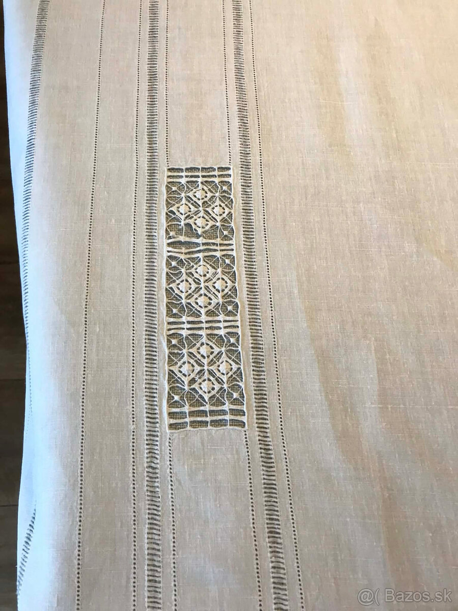 krásny starožitný obrus 2mx1,53m - 3