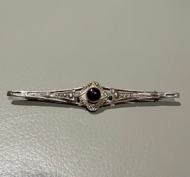 strieborná brošňa v etui - 3