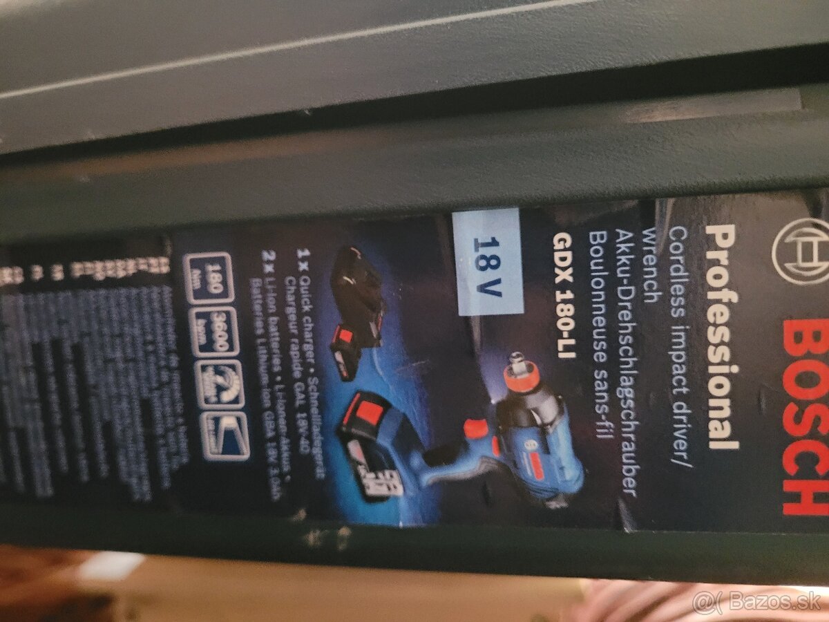 Razový uťahovák BOSCH GDX 180-LI - 3