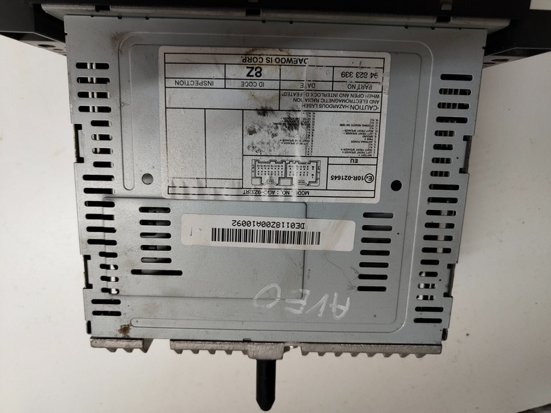 Autorádio Chevrolet Aveo MP3 94823339 AGC-9232RT 40€ - 3