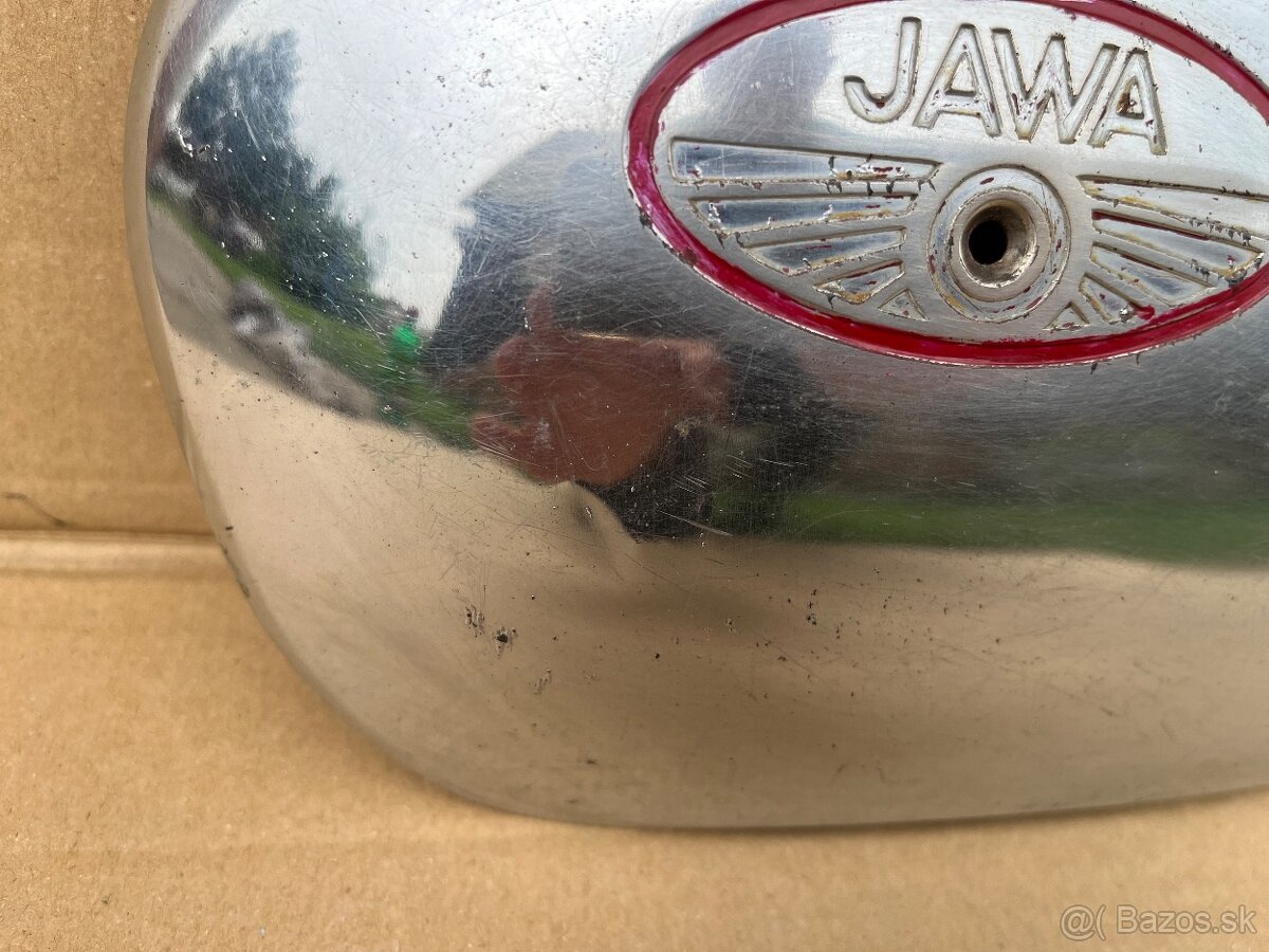 Chromový kryt nádrže pre Jawa Panelka / Športka - 3