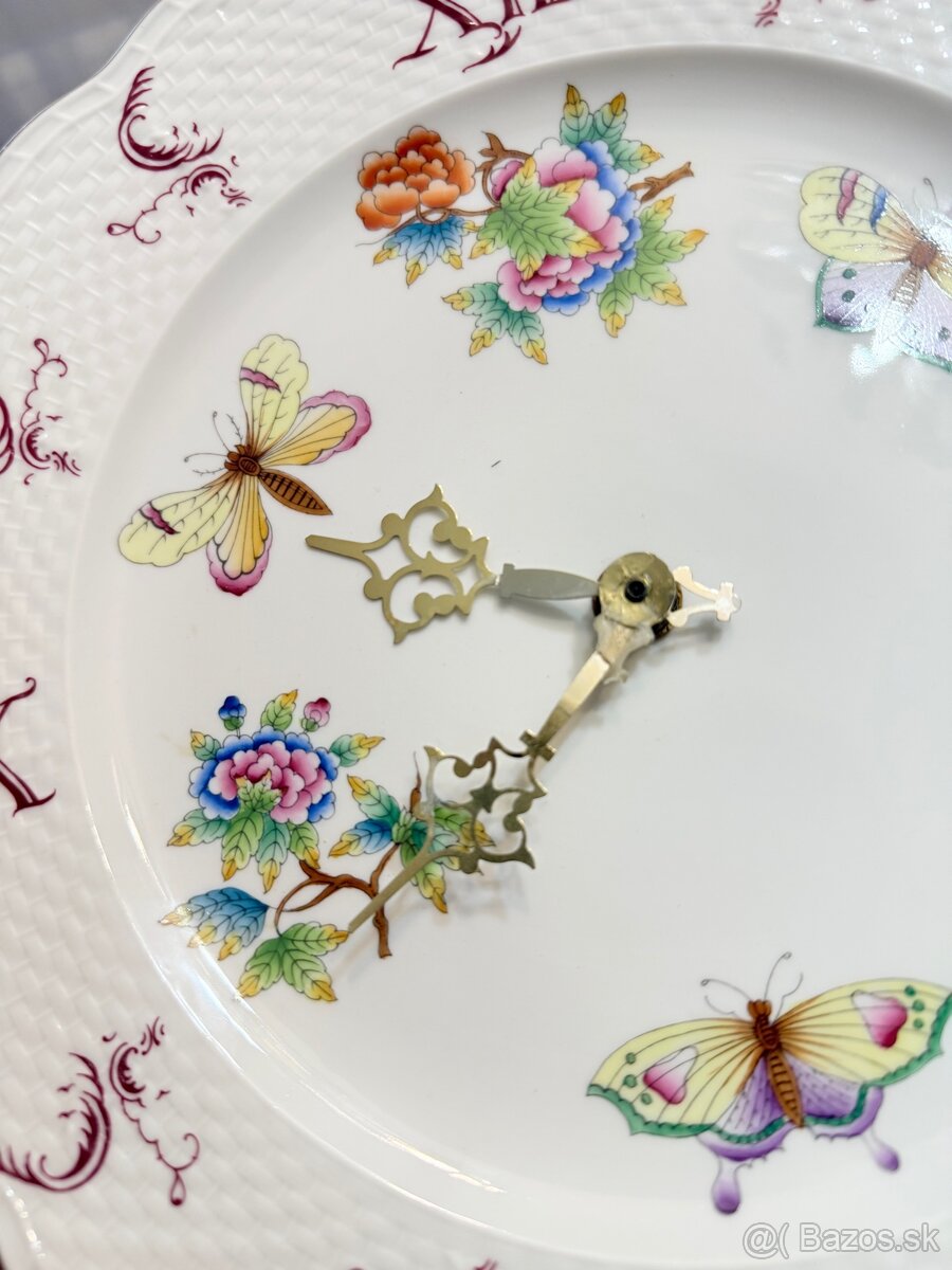 Herrend luxusne zavesne hodiny rucne malovane - 3