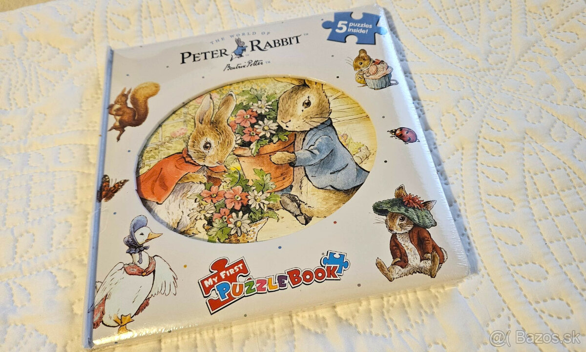detská knižka/ puzzle 'Peter Rabbit classic puzzle book' - 3
