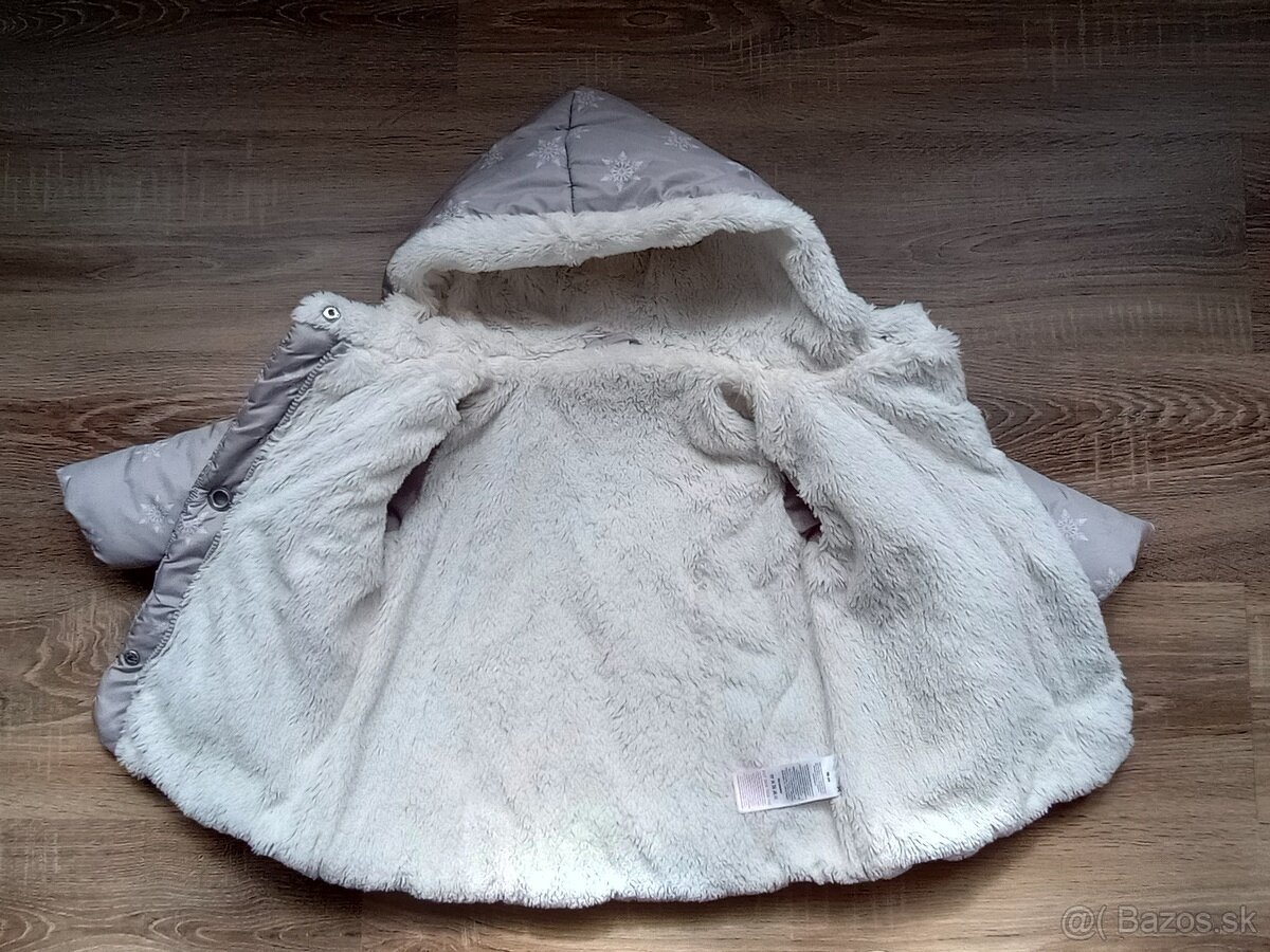 Teplá zimná bunda - veľ. 98 - 3
