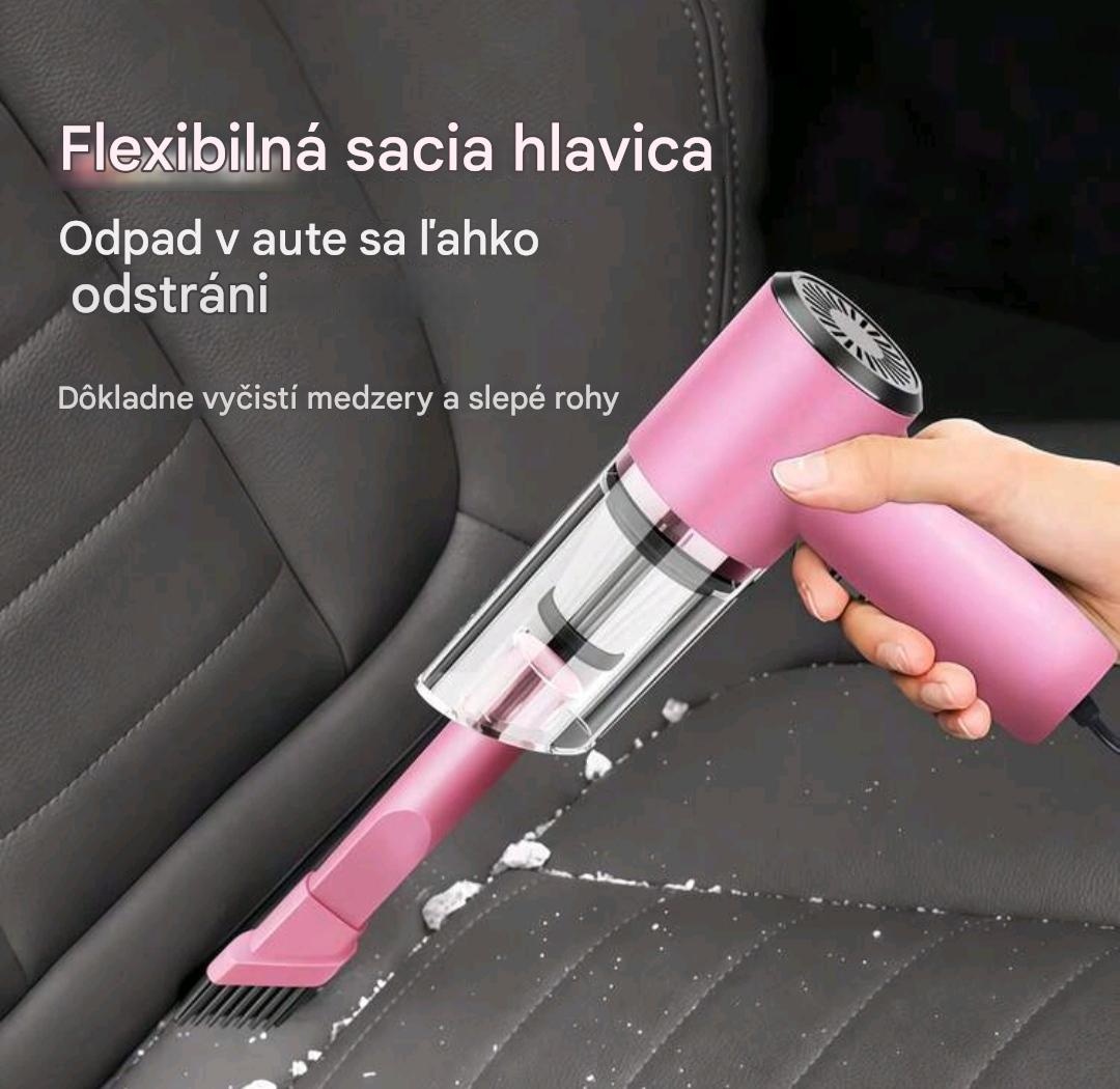 Mini Prenosný vysávač 3v1, ružový - 3