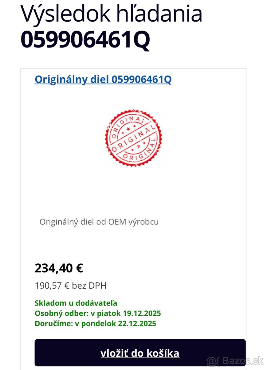 Vaha vzduchu Audi 3.0 bitdi - 3