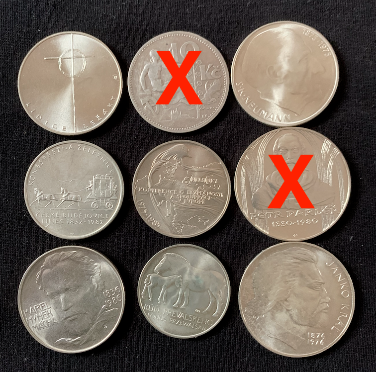 Československé pamätné strieborné mince (3) - 3