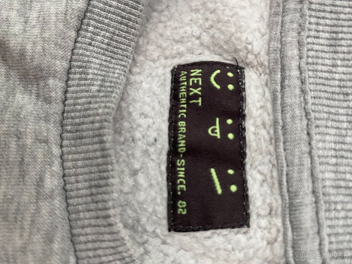 Mikina 128cm sivá - 3