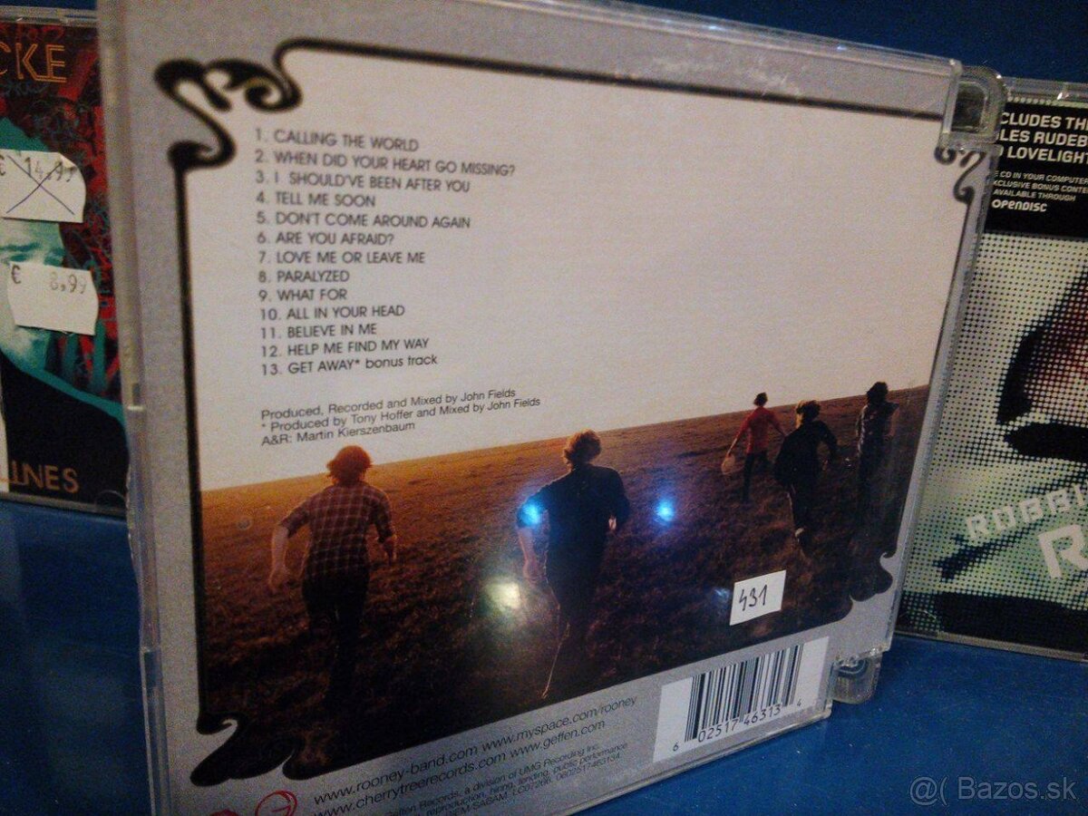 CD album originál Rooney -Calling the world - 3