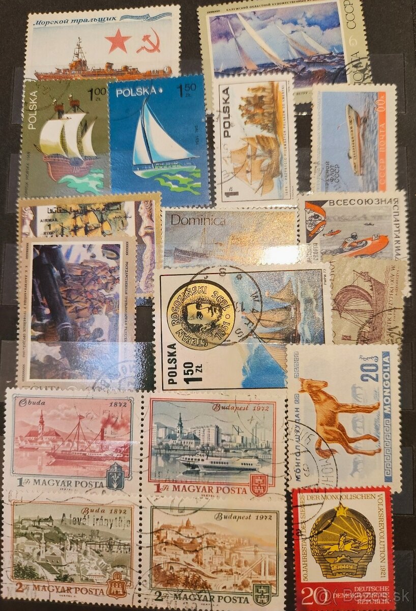 Poštové známky 1 - 3