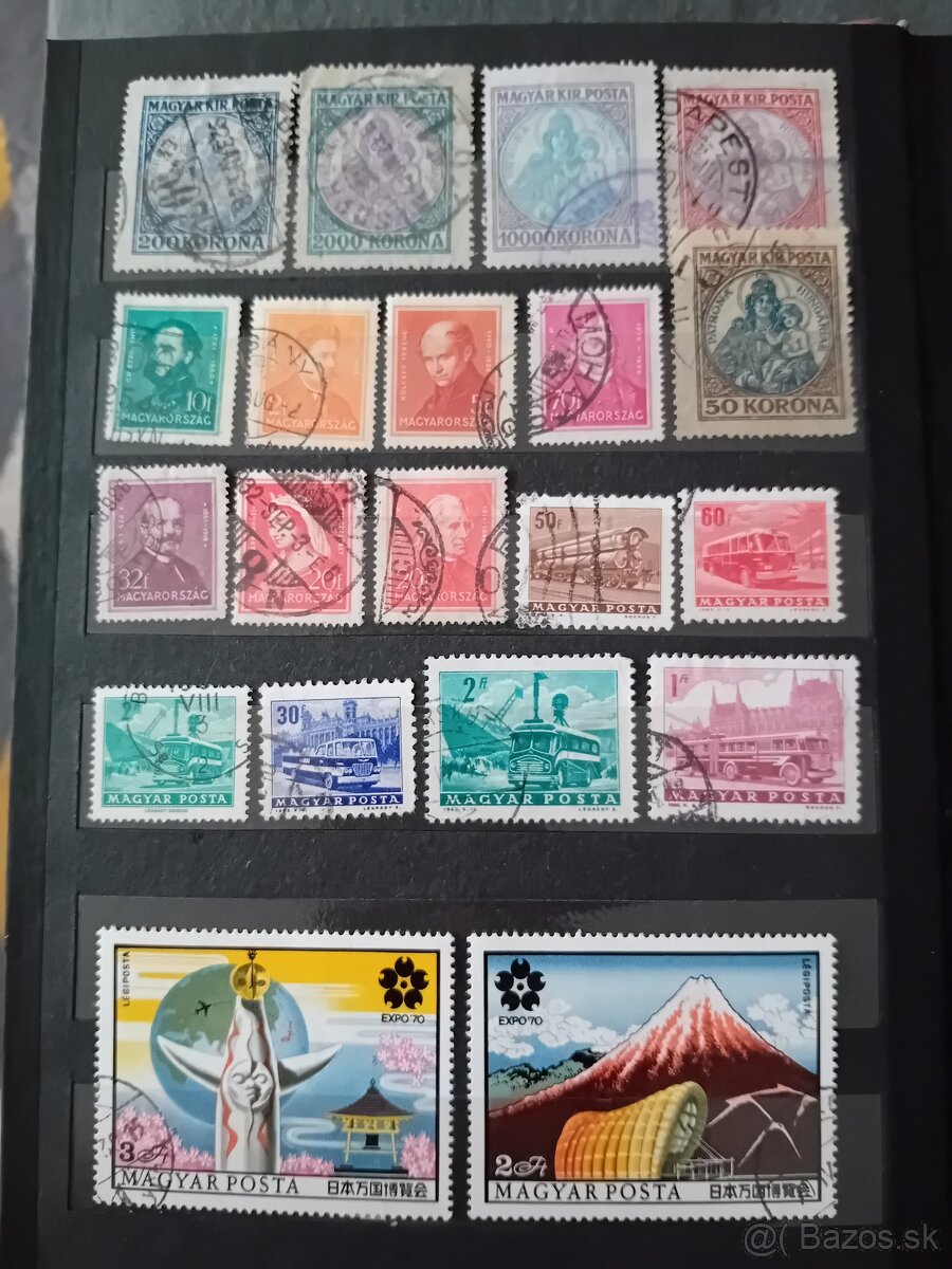Známky Maďarsko v albume - 3