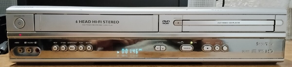 PHILIPS DVP620VR....COMBO DVD+VHS videorekordér.... - 3
