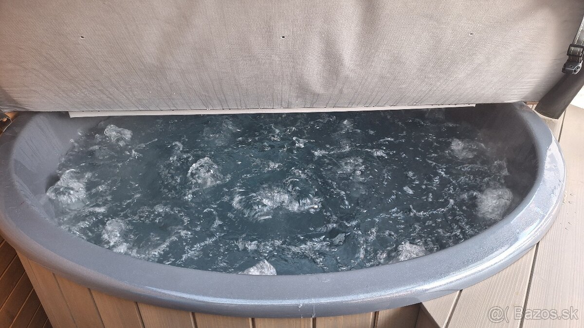 Kúpacia kaďa - vírivka s plynovým ohrevom vody (10kg flaša) - 3