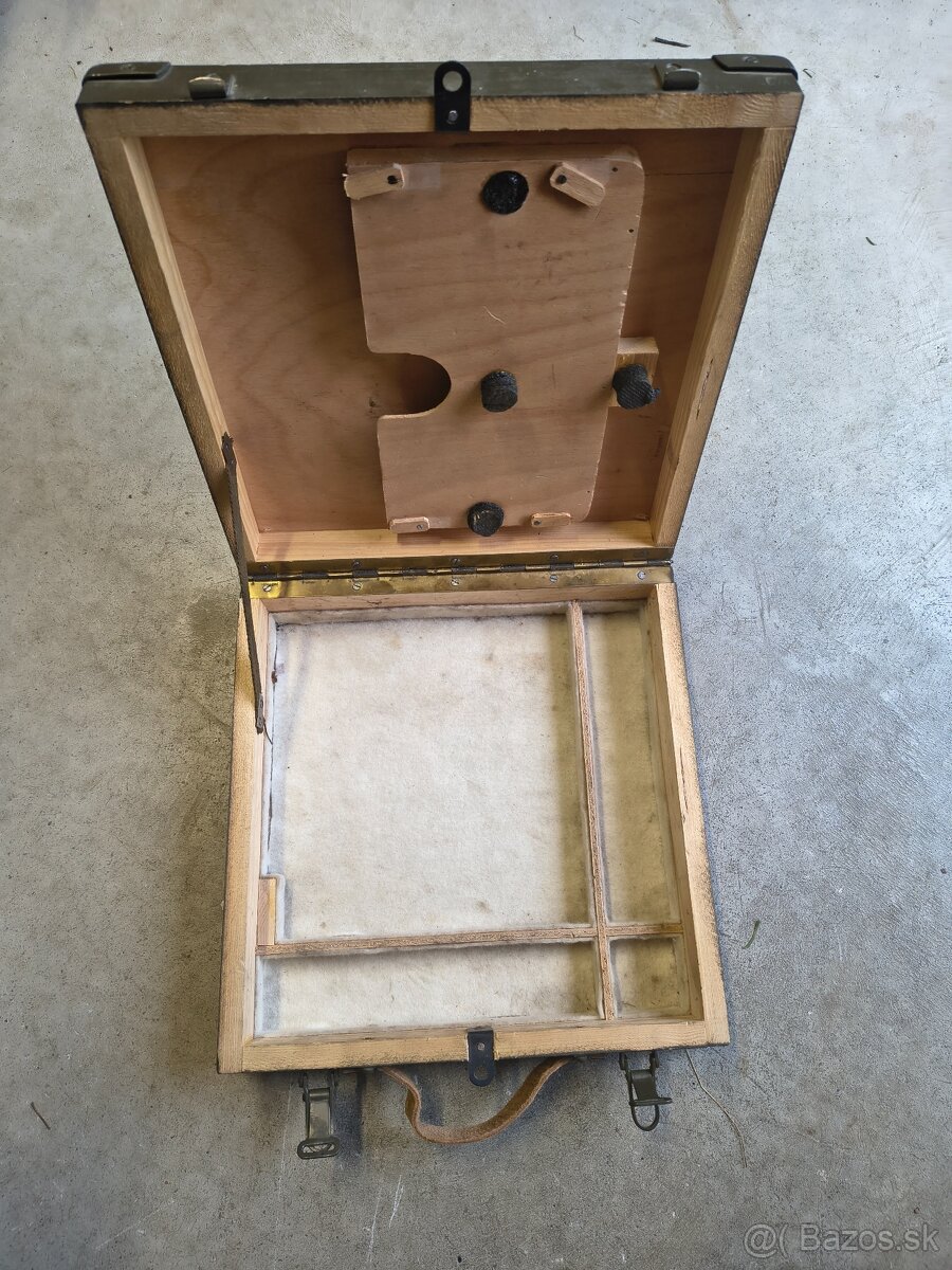 Drevený prepravný obal na rádiostanicu VXW -100 tesla - 3