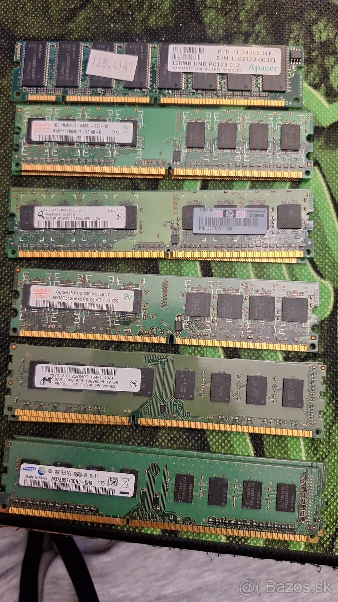 Pamäte RAM DDR, DDR2, DDR3 - 3