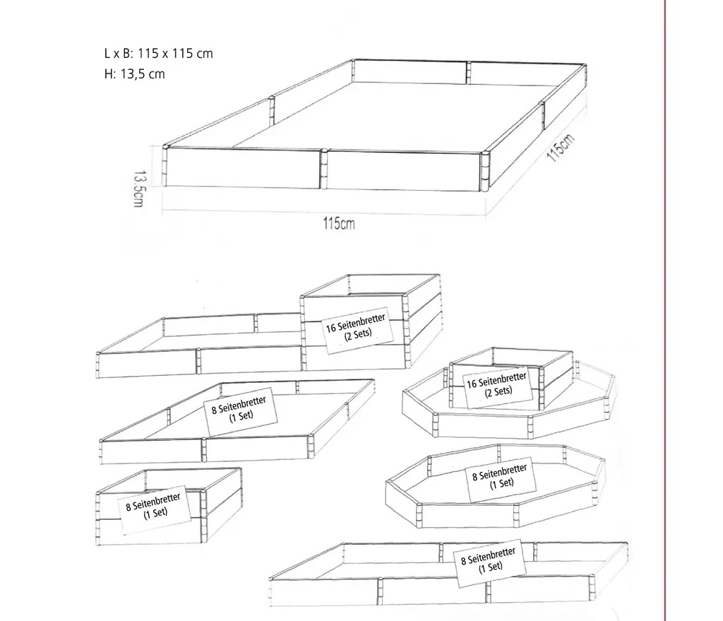 Univerzálny vyvýšený záhon - 3