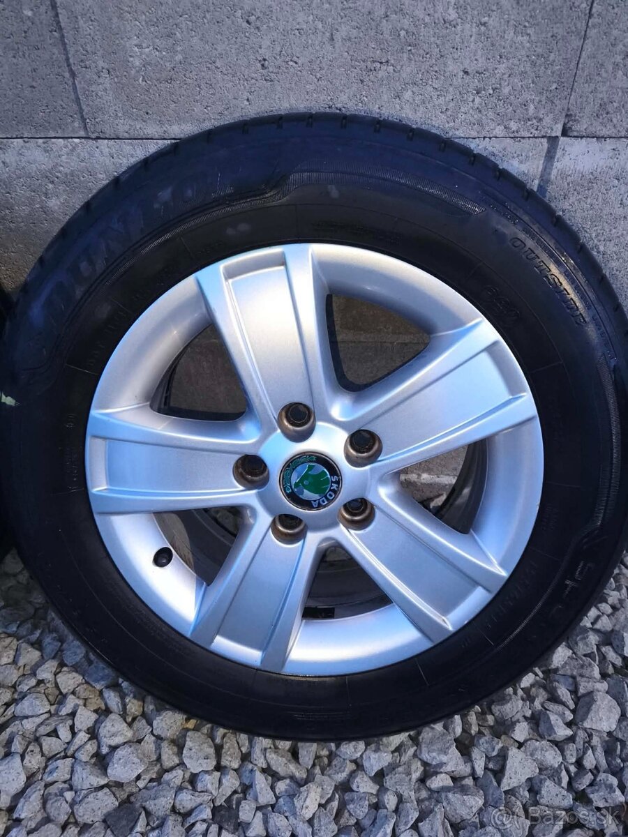 Hlinikové disky Škoda R 15 - 3