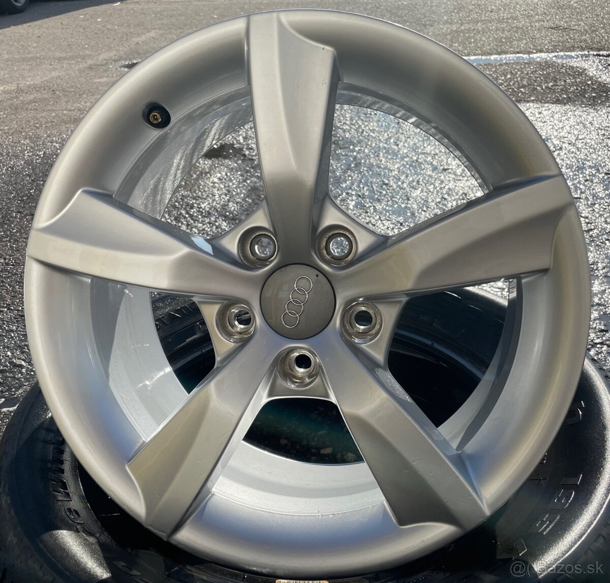 Sada zliatinových diskov originál AUDI A6 C7, 7,5Jx16 ET37 - 3